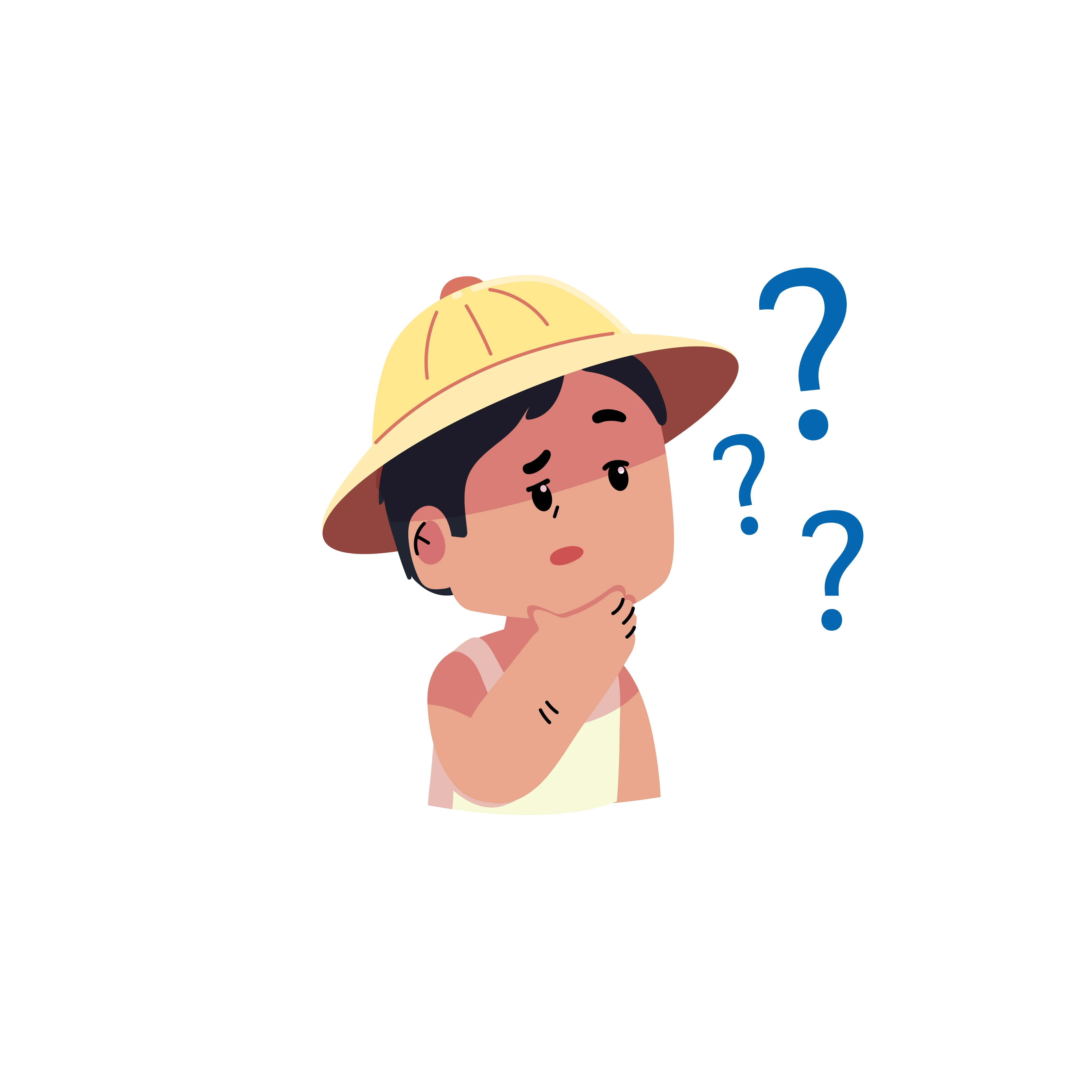 Thinking Mascot
